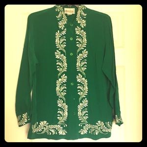 Diane von Furstenberg Silk Assets Tunic Top